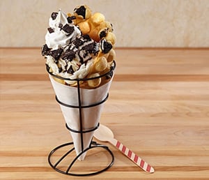 Bubble Waffle Ice Cream Cone-2