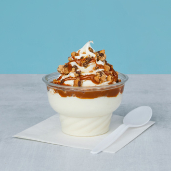 Caramel Sundae made with Chunky CHIPS AHOY! Cookie Pieces