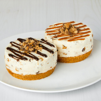 Individual Cheesecakes made with Chunky CHIPS AHOY! Cookie Pieces