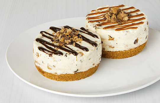 Individual Cheesecakes made with Chunky CHIPS AHOY! Cookie Pieces