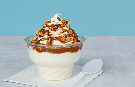 Caramel Sundae made with Chunky CHIPS AHOY! Cookie Pieces
